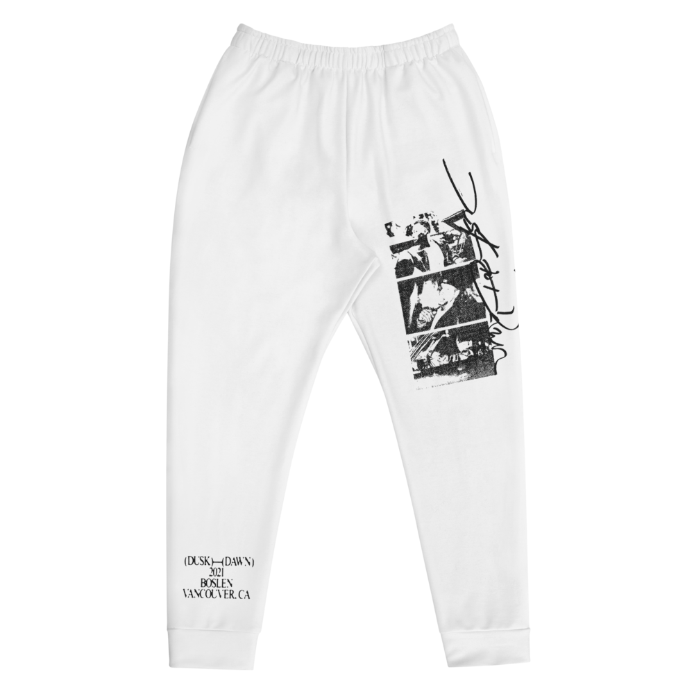 Branches White Joggers Front