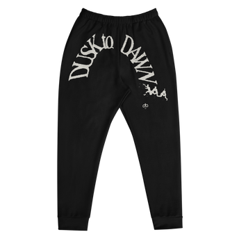 Dusk to Dawn Black Joggers Front